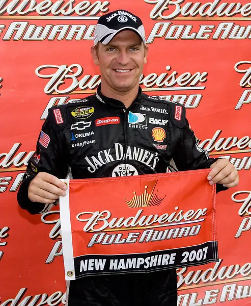 Loudon, NH USA - 14 Eylül 2007: Clint Bowyer New Hampshire Uluslararası Yarış Pisti 'nde NNCS Sylvania 300' ün Loudon, NH.