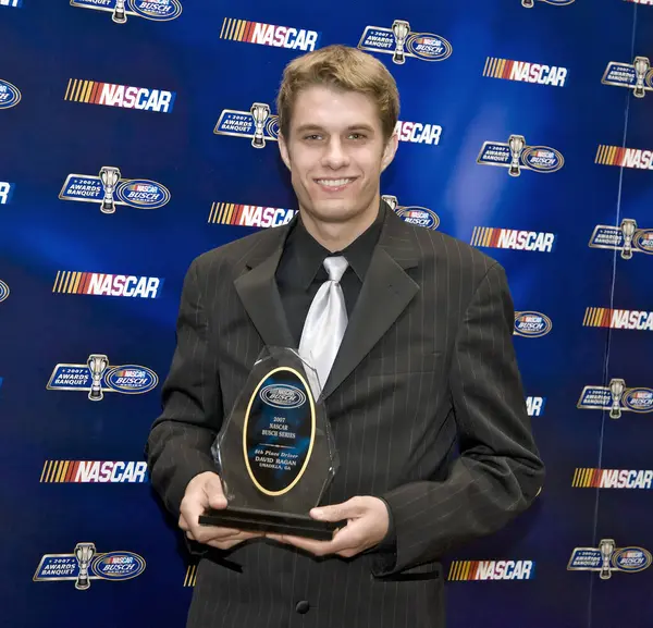 December 07, 2007 - Orlando, FL, USA: David Ragan receives his 5th Place Award at the Portofino Bay Hotel plays host to the NASCAR Busch Series Championship Banquet in Orlando, FL.