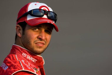 Richmond, VA USA - 07 Eylül 2007: Reed Sorenson Richmond Uluslararası Yarış Pisti 'nde NNCS Rock and Roll 400' ün koşusu için bekliyor..