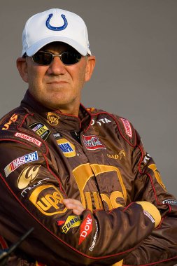 September 07, 2007 - Richmond, VA, USA: Dale Jarrrett waits to qualify at Richmond International Raceway for the running of the NNCS Rock and Roll 400 in Richmond, VA.