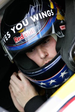 Talladega, AL - 06 Ekim 2007: Scott Speed, Talladega, AL 'deki Talladega Superspeedway' de Arca ReMax serisi 250 'de ilk kez yarışacak..