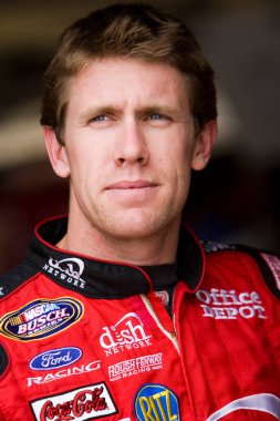 Ft. Worth, TX - 02 Kasım 2007: Fort Worth, Texas Motor Speedway 'deki NBS O' Reilly müsabakası sırasında Carl Edwards