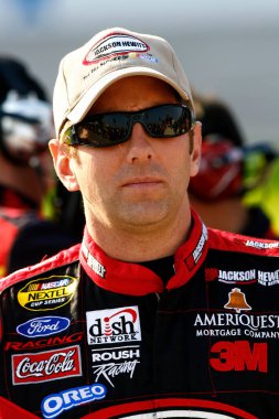 Ft. Worth, TX - 02 Kasım 2007: Greg Biffle Texas Motor Speedway 'de Dickies 500 elemeleri sırasında.