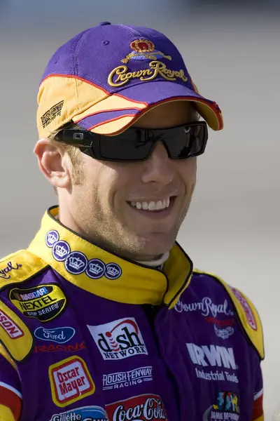 November 02, 2007 - Fort Worth , TX, USA: Jamie McMurray waits to qualify at Texas Motor Speedway for the running of the NASCAR Nextel Cup Dickies 500 in Fort Worth, TX.