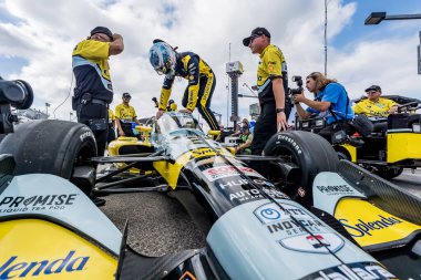 Kopenhag, Danimarka 'dan NTT INDYCAR SERIES sürücüsü Christian RASMUSSEN (21), Madison, IL' deki World Wide Technology Raceway 'deki Bommarito Otomotiv Grubu 500' e katılmaya hak kazandı..