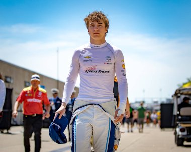 DAVID Şikago MALUKAS (4) (ABD), IL, Indianapolis 500 için Indianapolis Yarış Pistinde 109..