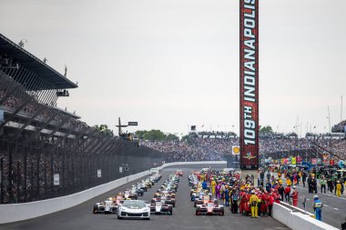 NTT INDYCAR SERİES ekipleri Indianapolis 500 'ün 109. koşusuna hazırlanıyor..