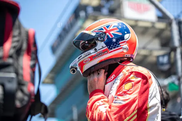 Toowoomba, Avustralya 'dan Will PowER (12) (AUS) Indianapolis 500' ün Speedway, IN 'deki Indianapolis Motor Yarış Pisti' nde 109..