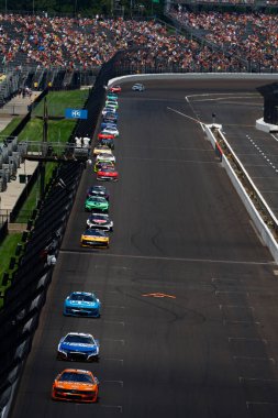 Indianapolis, ABD - 27 Temmuz 2025: Rochester Hills 'ten BRAD KESELOWSKI (6), MI Brickyard 400 yarışları PPG tarafından Indianapolis, IN.