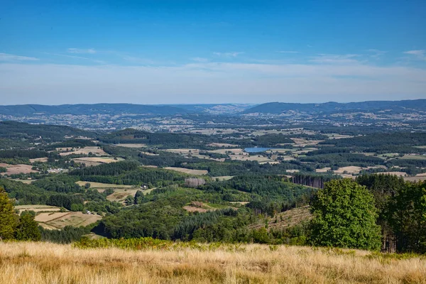 Panoramic View Mont Beuvray Morvan France Saint Leger Sous Beuvray — Stock Photo, Image