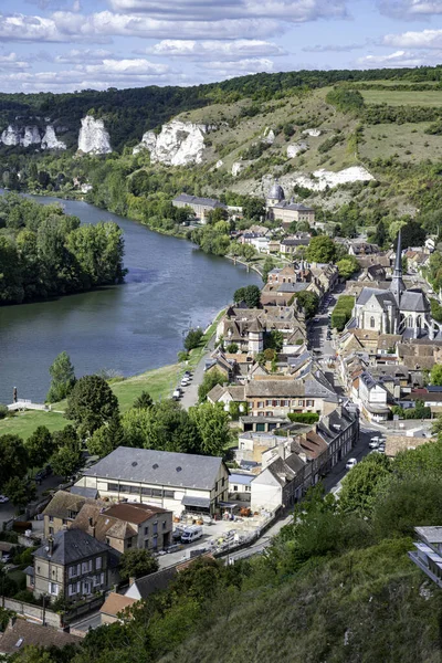 France Les Andelys Beautifull Landscape River Seine — Stock Photo, Image