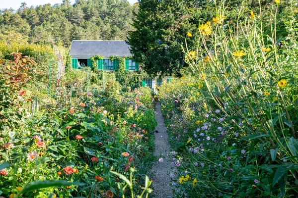 Vista Casa Jardines Monet Giverny Normandía Norte Francia —  Fotos de Stock