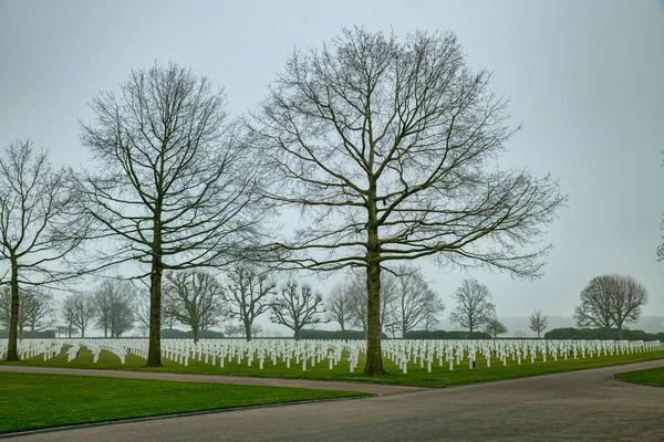 Margraten Holland Holandês American Cemetery Memorial Cemitério Militar Americano Memória — Fotografia de Stock