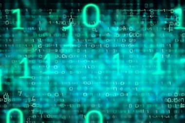 Teknolojik süreçler, sinirsel ağlar, yapay zeka, veri transferi ve güvenlik için mükemmel dijital arkaplan, dijital depolama için oluşturulmuş arka plan, multimedya sunumları,