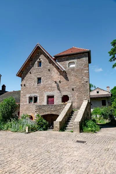 stock image Bourgogne, the picturesque village of Brancion in saone et loire