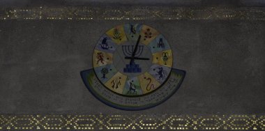 Enschede, Hollanda, 19 Eylül 2024: Enschede Sinagogu Yahudi saatiyle Batı Avrupa 'nın en büyük ve en güzel sinagogu.