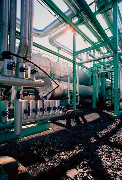 Gas Processing Plant Daytime — Stock Photo, Image