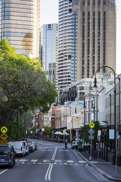 Straßenszene Des Rocks Viertels Sydney Australien — Stockfoto