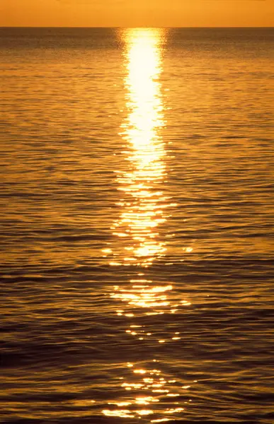 Beautiful Seascape Landscape Sunset Reflection — Stock Photo, Image