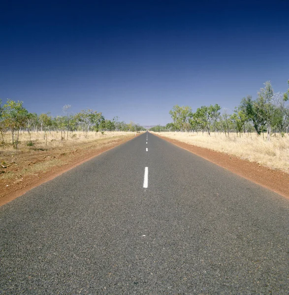 Autostrada Australian Outback Australia — Zdjęcie stockowe