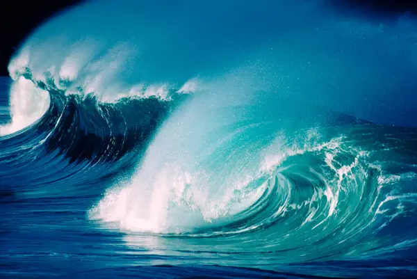 Живописный Вид Океанскую Волну — стоковое фото