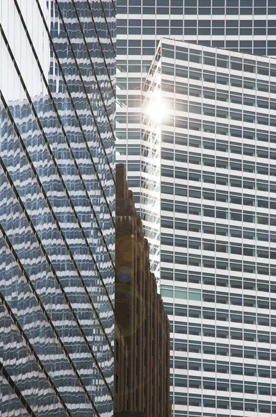 美国纽约州纽约市金融区的建筑物 — 图库照片