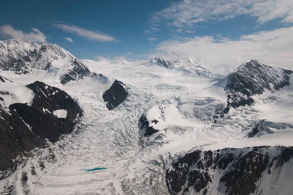 Gletscher Alaska Range Mountains Alaska Usa — Stockfoto