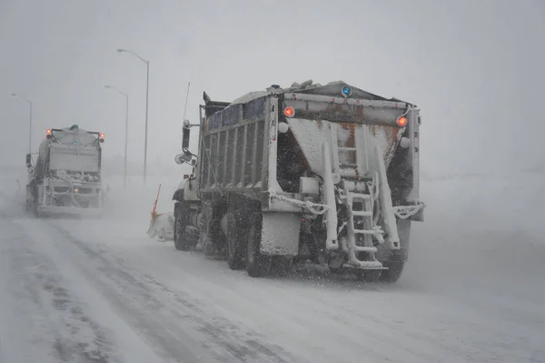 Hóeke Ontario Autópályán Kanada — Stock Fotó
