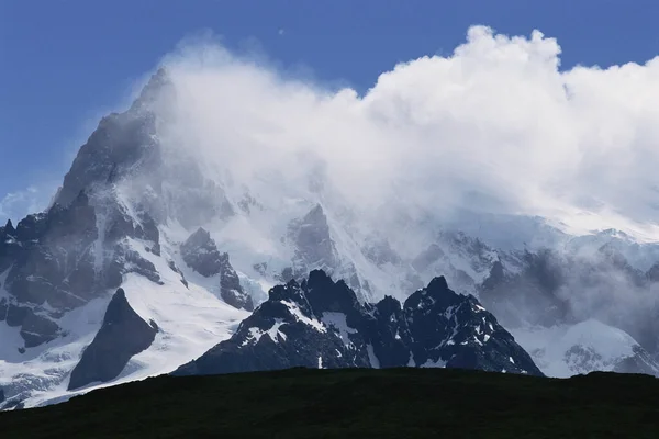 Wolken Von Eisfeldern Torres Del Paine Mountains Chile — Stockfoto