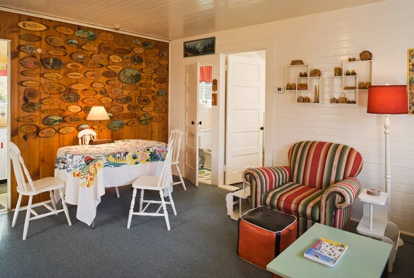 Interieur Van Rental Cottage Seaside Oregon Verenigde Staten — Stockfoto