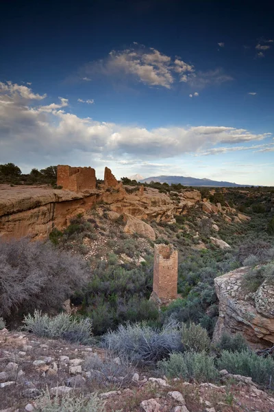 Square Tower Hovenweep Castle Little Ruin Canyon Hovenweep National Monument — Stockfoto