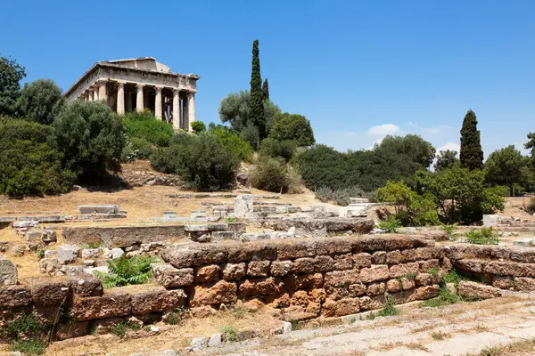 Храм Гефеста Афінська Агора Афіни Аттика Греція — стокове фото
