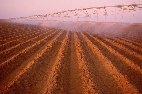 农业灌溉 美国得克萨斯州 — 图库照片