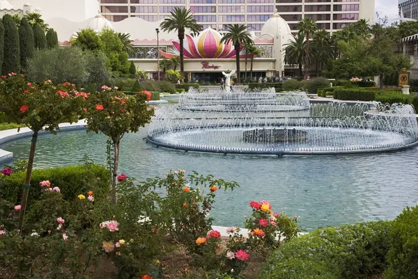 Caesars Palace Hotel Casino Flamingo Hotel Fondo Paradise Las Vegas — Foto de Stock
