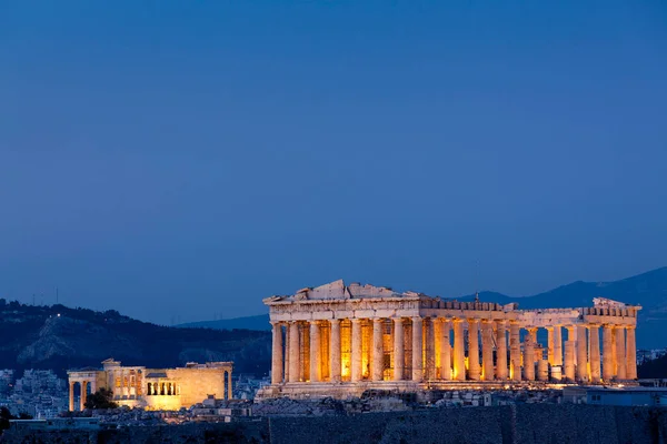 Partenón Acrópolis Atenas Ática Grecia — Foto de Stock