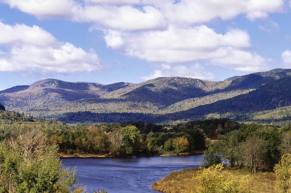 Scenic View Mahoosuc Mountain Range Shelburne New Hampshire Verenigde Staten — Stockfoto