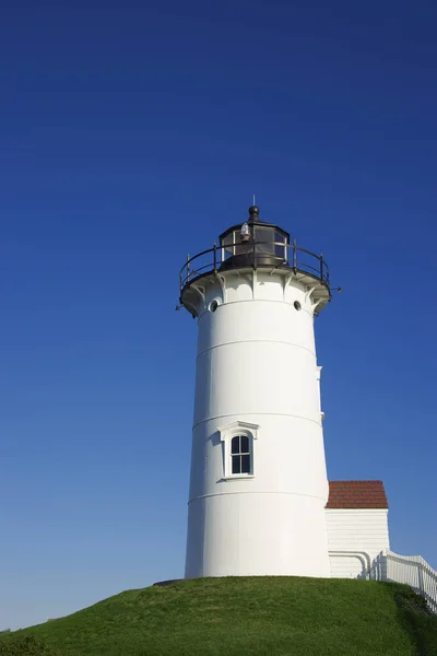 Nobska Lighthouse Woods Hole Falmouth Cape Cod Massachusetts Estados Unidos —  Fotos de Stock
