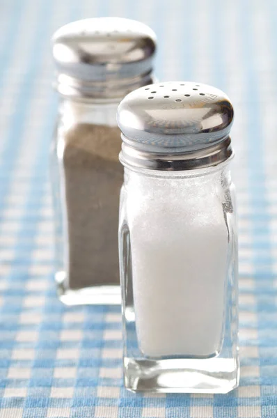 Sól Pieprz Zbliżenie — Zdjęcie stockowe