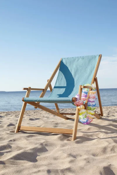 Beach Chair Lei Boltenhagen Baltic Sea Germany — Stock Photo, Image