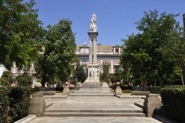Plaza Del Triunfo Seville Andalucia Spain — Stock Photo, Image