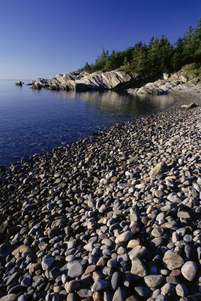 海岸線の概要 グランドマナン島 ニューブランズウィック州カナダ — ストック写真