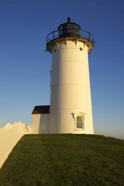 Nobska Lighthouse Woods Hole Falmouth Cape Cod Massachusetts Estados Unidos —  Fotos de Stock