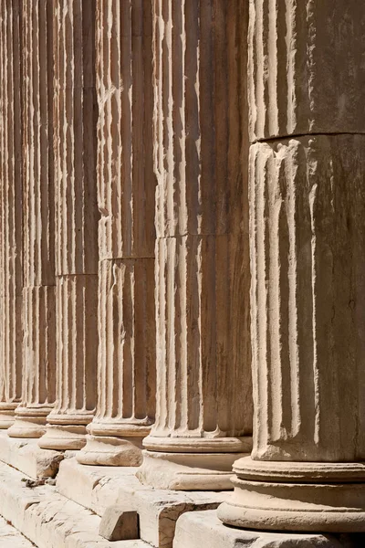 Sütunlar Echtheum Akropolis Atina Yunanistan — Stok fotoğraf