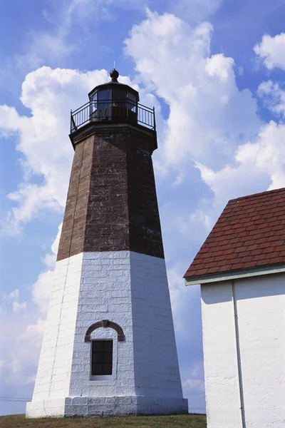 Point Judith Lighthouse Narragansett Rhode Island Verenigde Staten — Stockfoto