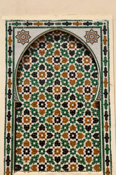 Mausoléu Moulay Ismail Meknes Marrocos — Fotografia de Stock