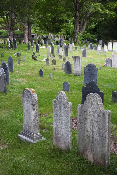 Old Burying Ground Cemetery Ipswich Cape Ann Massachusetts Usa — Stock Photo, Image