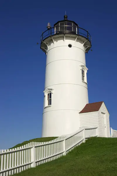 Nobska Lighthouse Woods Hole Falmouth Cape Cod Massachusetts Verenigde Staten — Stockfoto