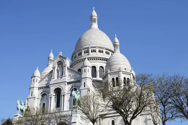 Basilique Sacre Coeur Montmartre 18Th Arrondissement Paris Perancis — Stok Foto