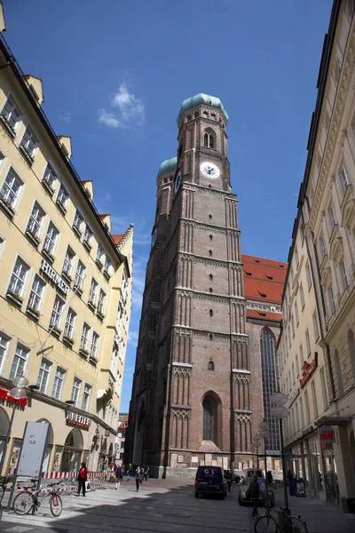 Frauenkirche Architecture Munique Alemanha — Fotografia de Stock