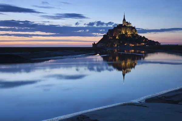 Mont Heilige Michael Normandy Frankrijk — Stockfoto